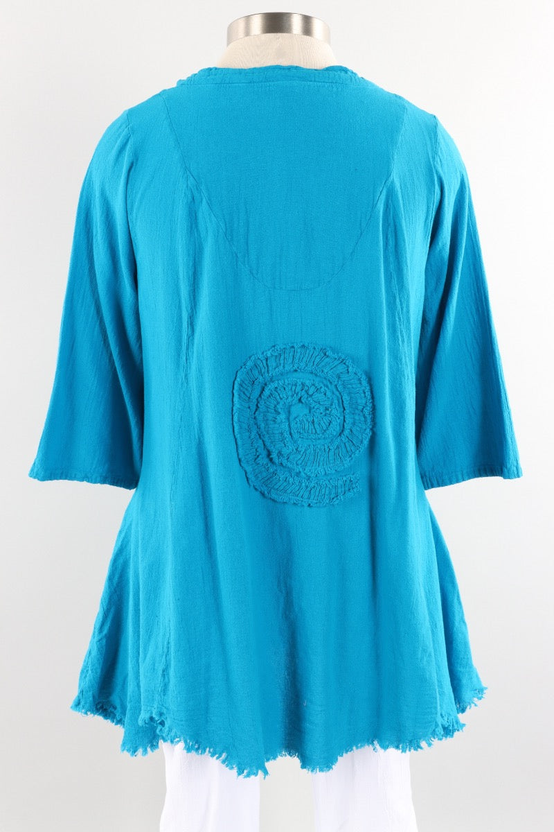 Circle Top - Turquoise