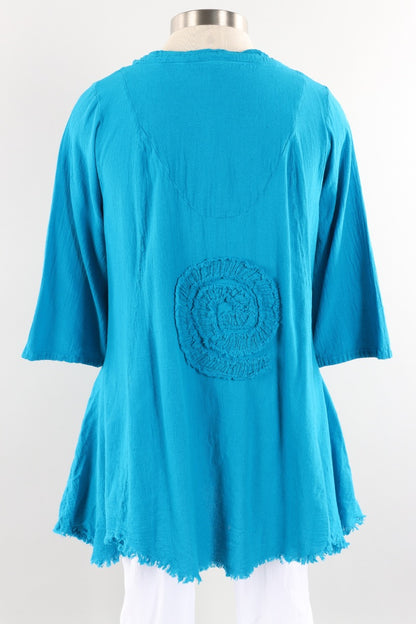 Circle Top - Turquoise