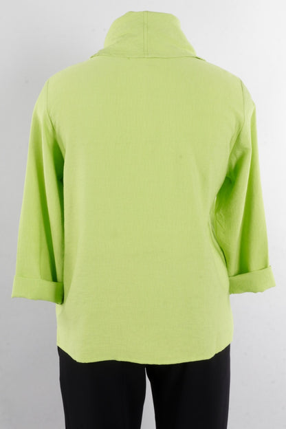 Cowl Neck Top - Lime