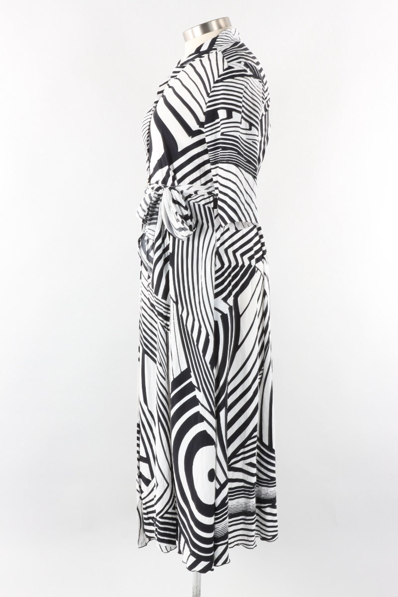 Zuza Dress - Black & White