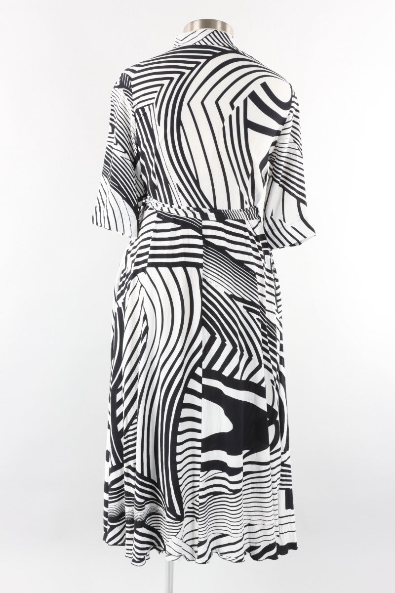 Zuza Dress - Black & White