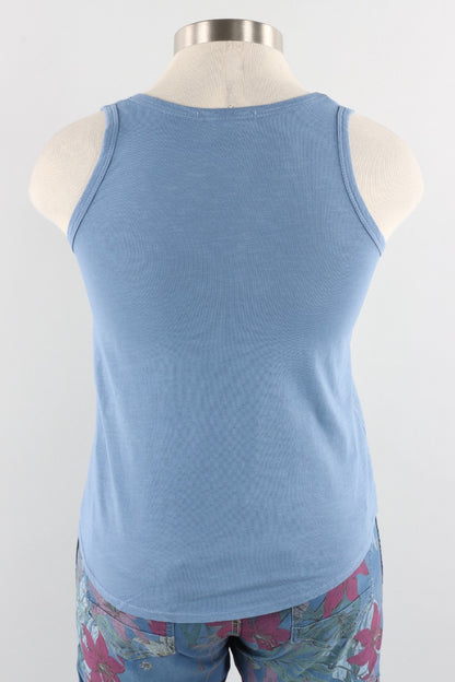Shimmer Tank - Denim