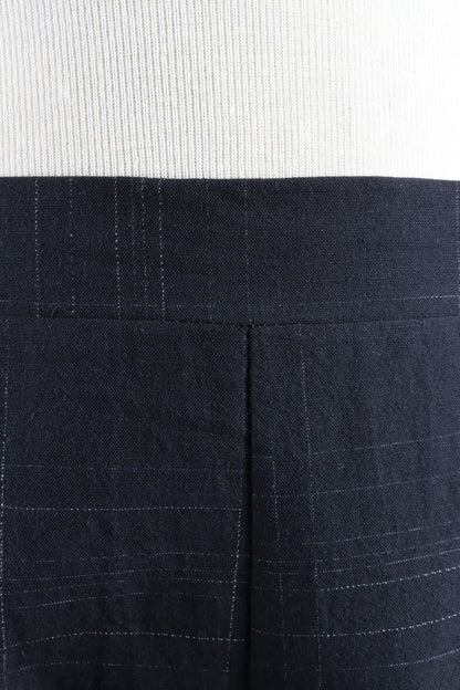 Tulip Hem Pant - Black Stripe