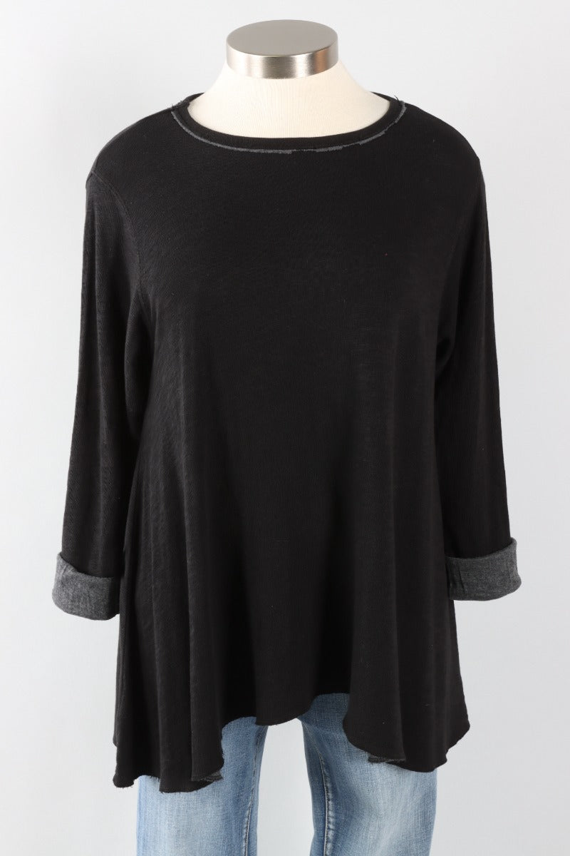 Original Longer Angel Tee - Black 