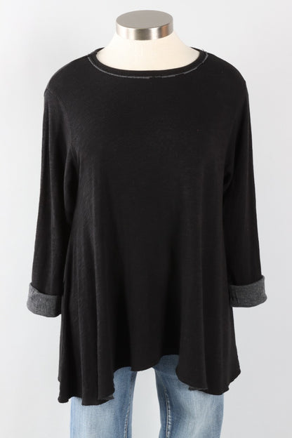 Original Longer Angel Tee - Black 
