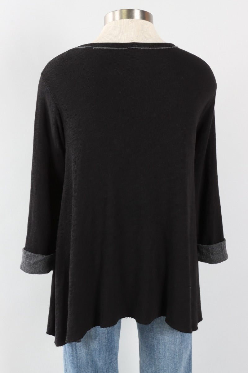 Original Longer Angel Tee - Black 