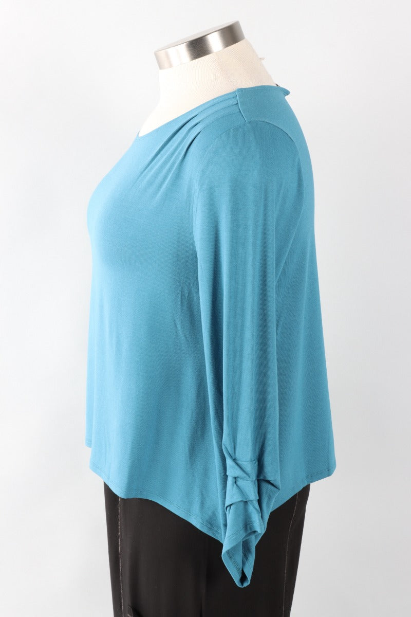 Pleated Topper - Ocean