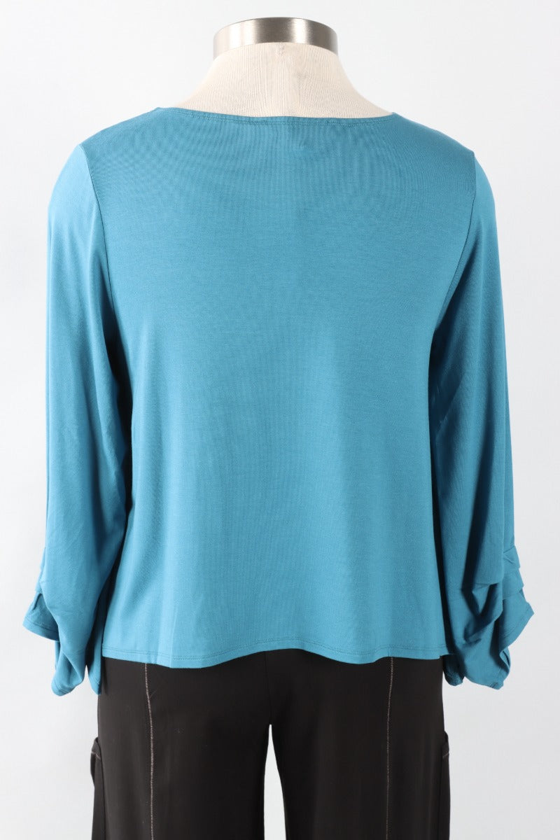 Pleated Topper - Ocean