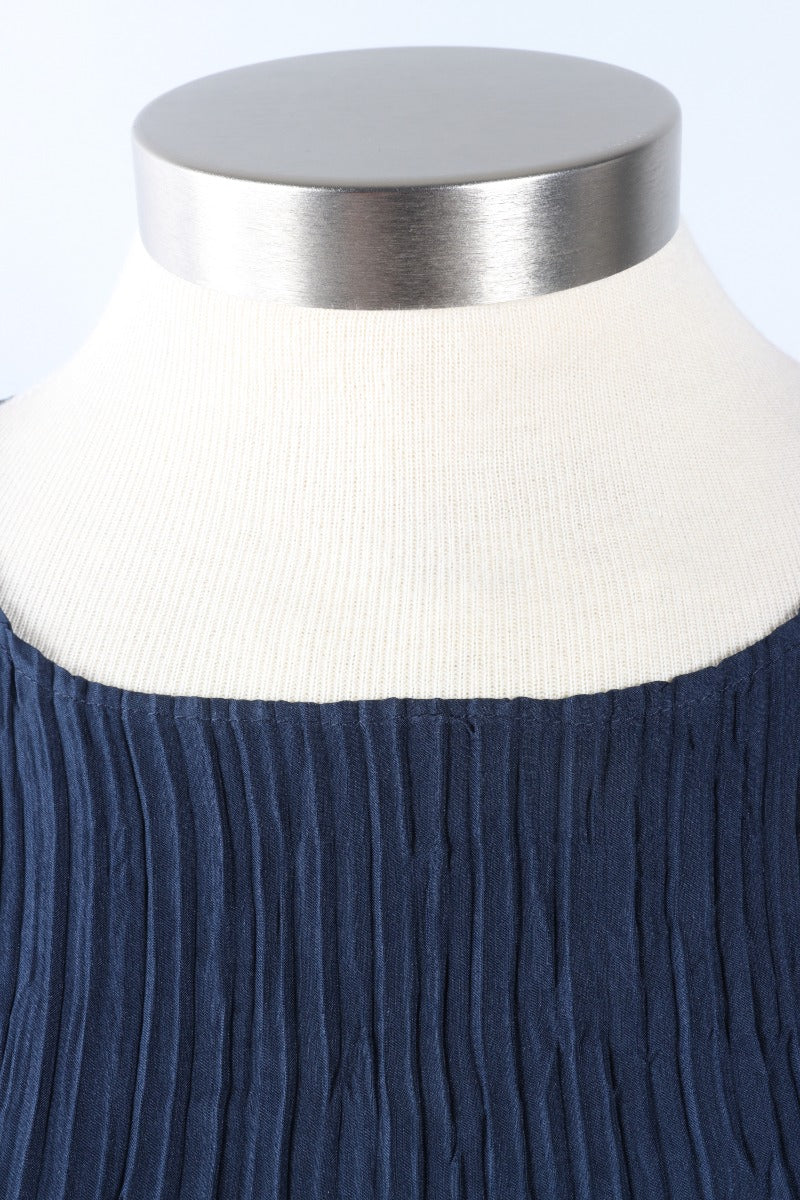 3/4 Sleeve Smash Pocket Dress - Ink