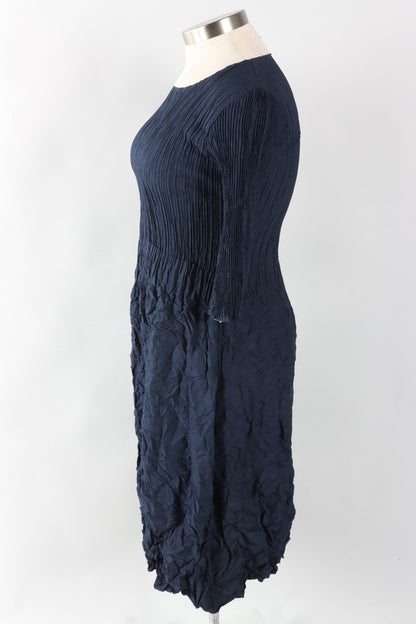 3/4 Sleeve Smash Pocket Dress - Ink