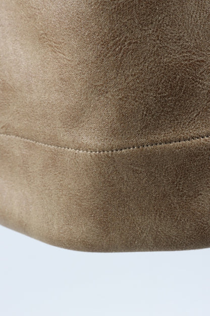 Vegan Leather Pant - Olive