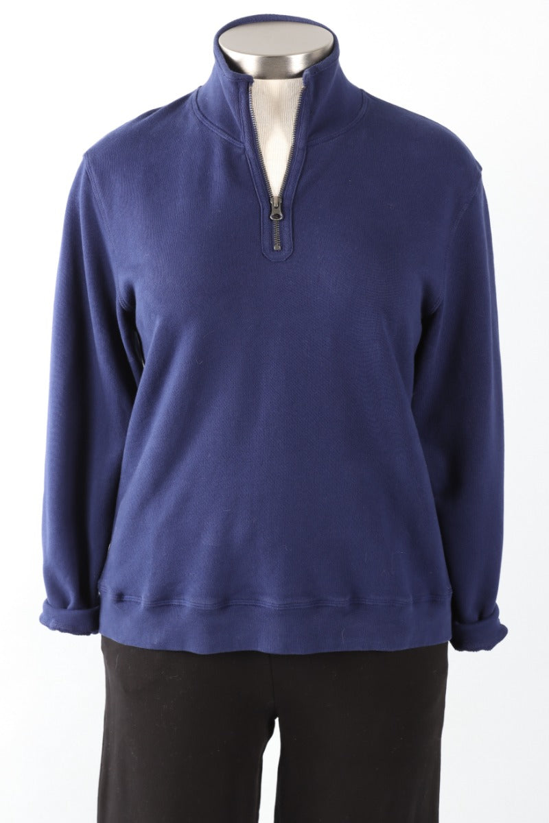 1/2 Zip Funnel - Navy
