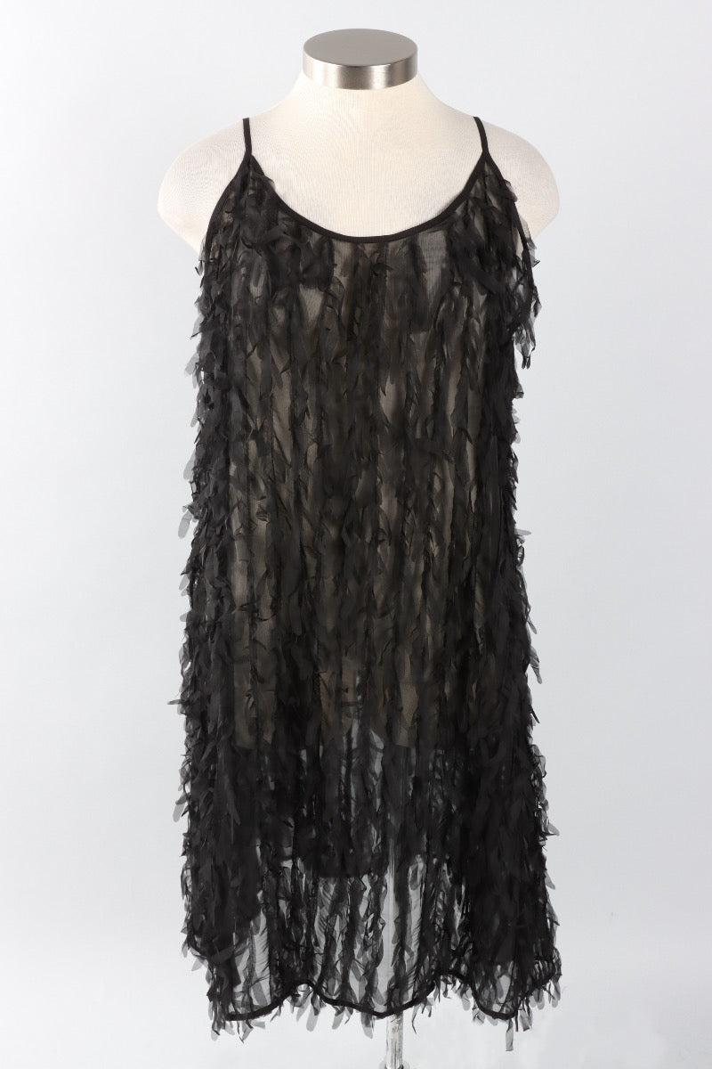 Fringe Tunic - Black