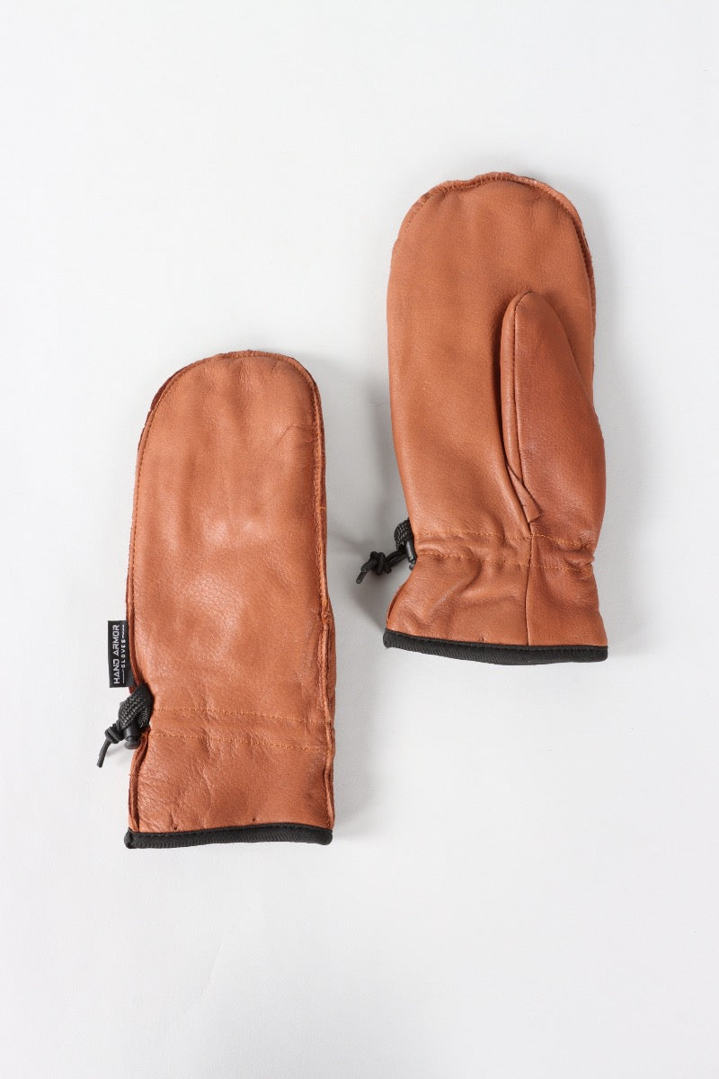 Leather Mitten - Chestnut
