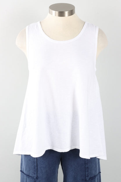 High/Low Tank - White
