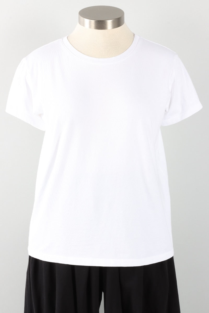 Short Sleeve Tee Plus - White