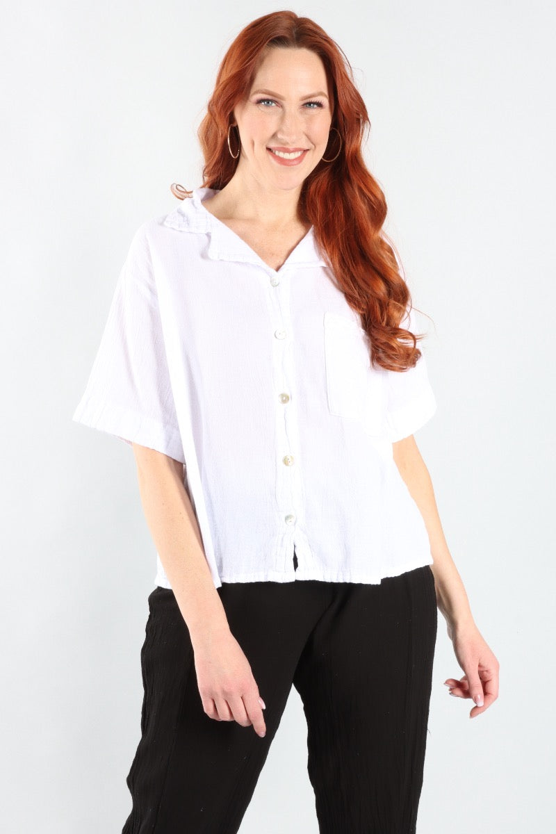 Crush Blouse - Snow