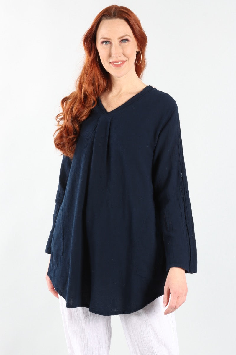 Brunch Top - Sapphire