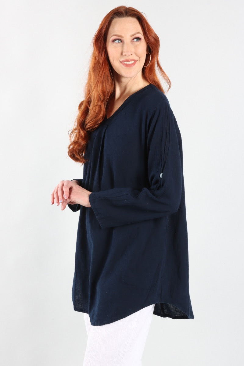 Brunch Top - Sapphire