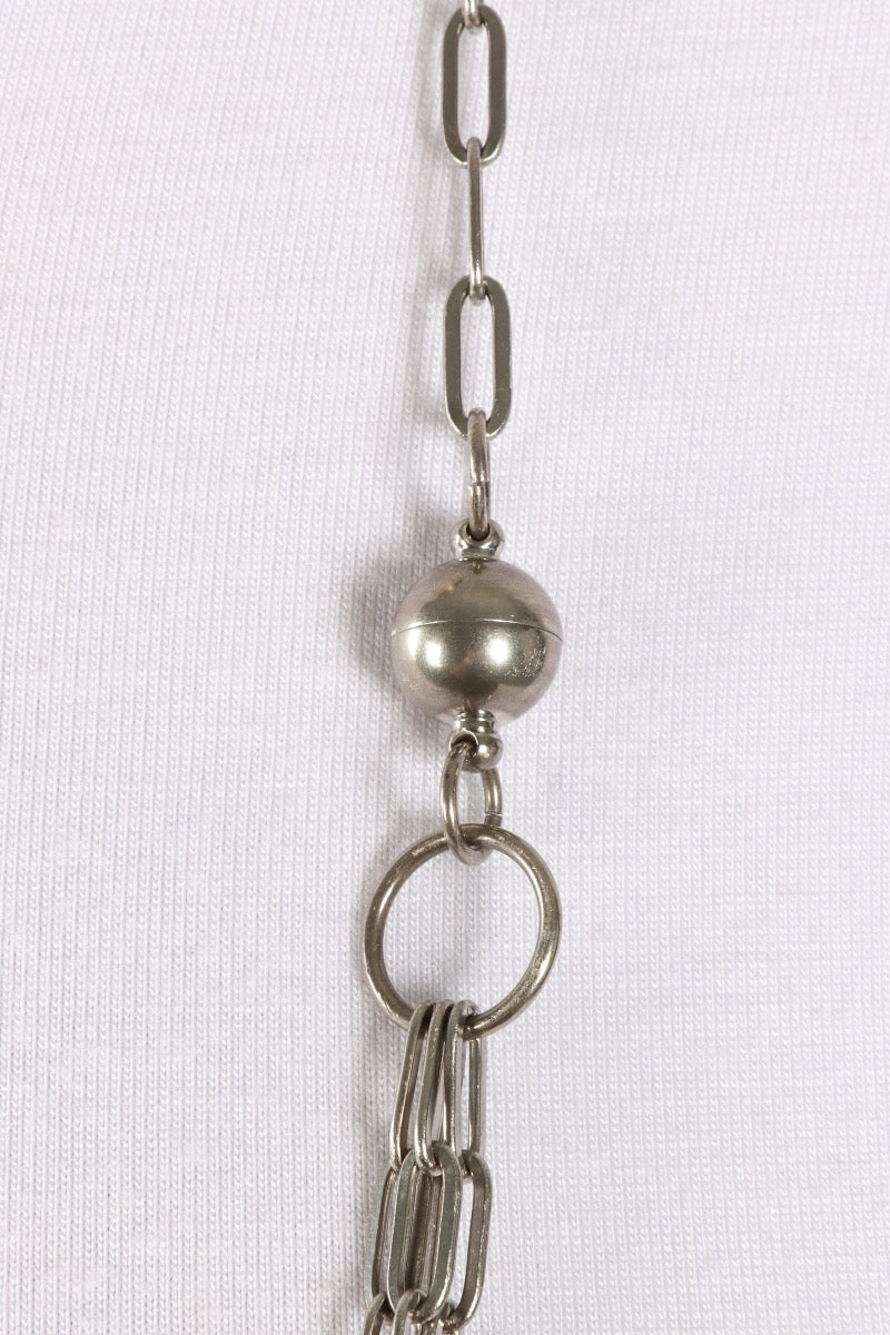 Suspension Bridge Necklace - Silver