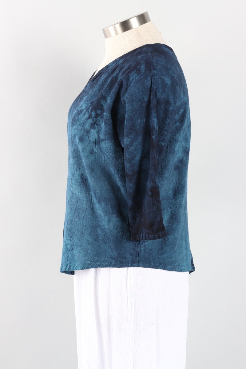 Lynn Top - Washed Sapphire