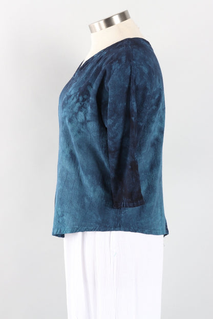 Lynn Top - Washed Sapphire