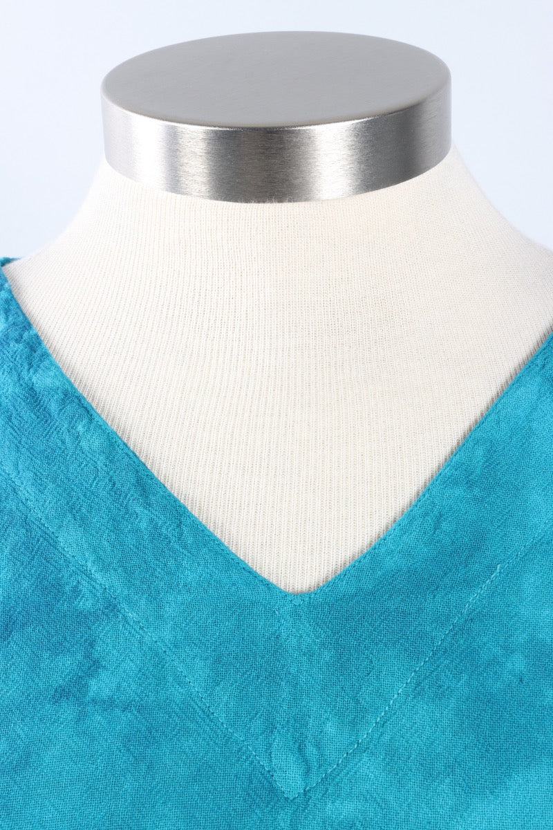 Lynn Top - Washed Peacock