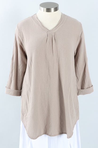 Brunch Top - Taupe