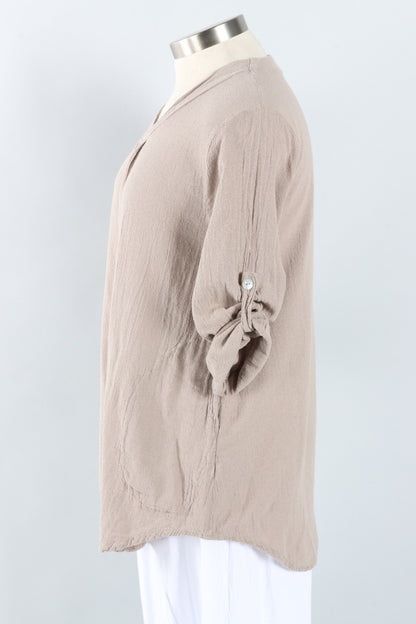 Brunch Top - Taupe