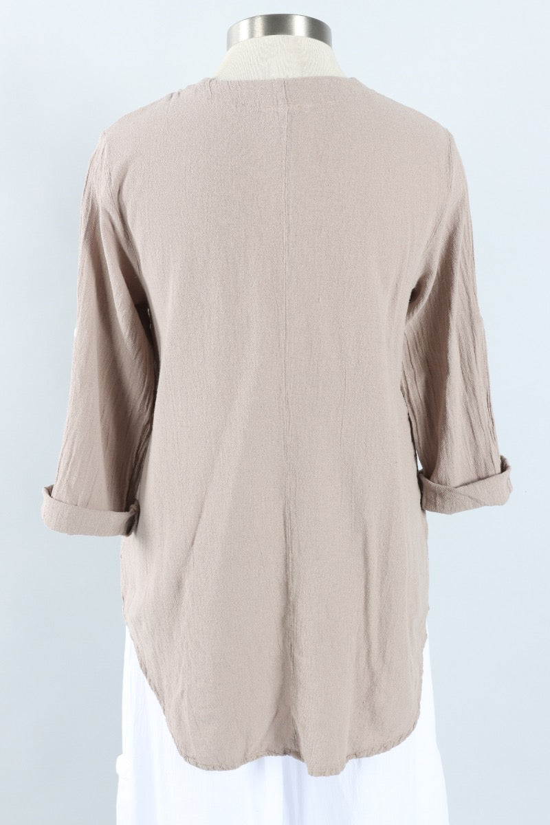 Brunch Top - Taupe