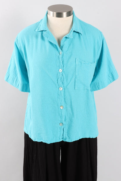 Crush Blouse - Glacier