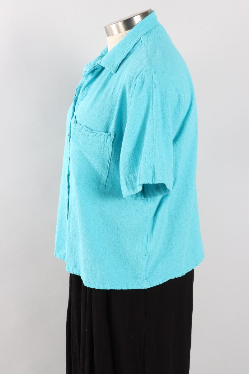 Crush Blouse - Glacier