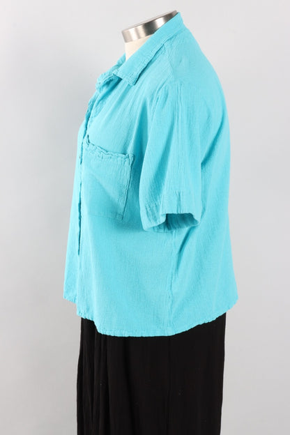 Crush Blouse - Glacier