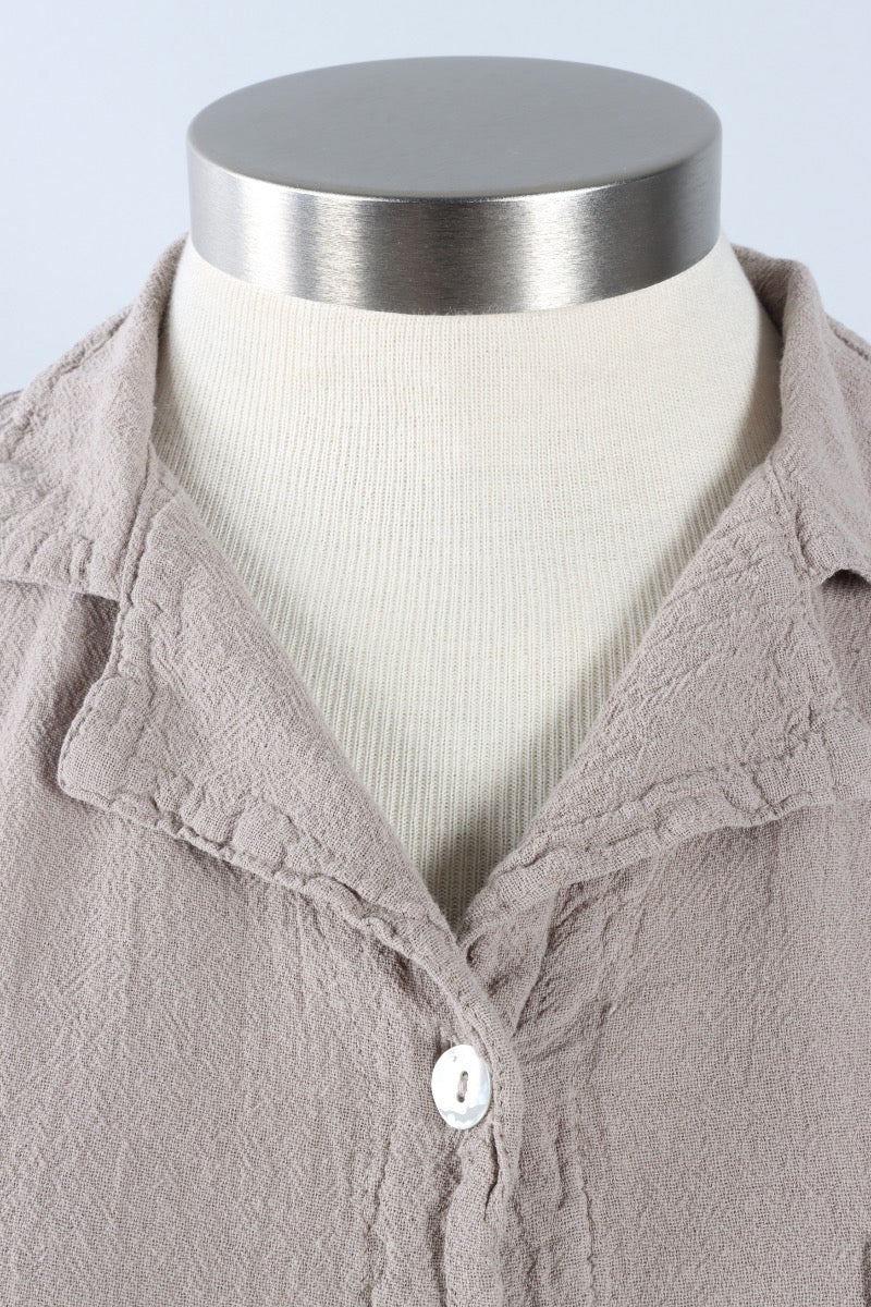 Crush Blouse - Taupe
