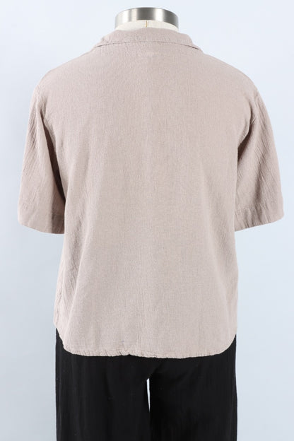 Crush Blouse - Taupe