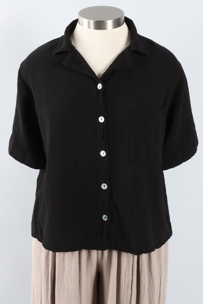 Crush Blouse - Black