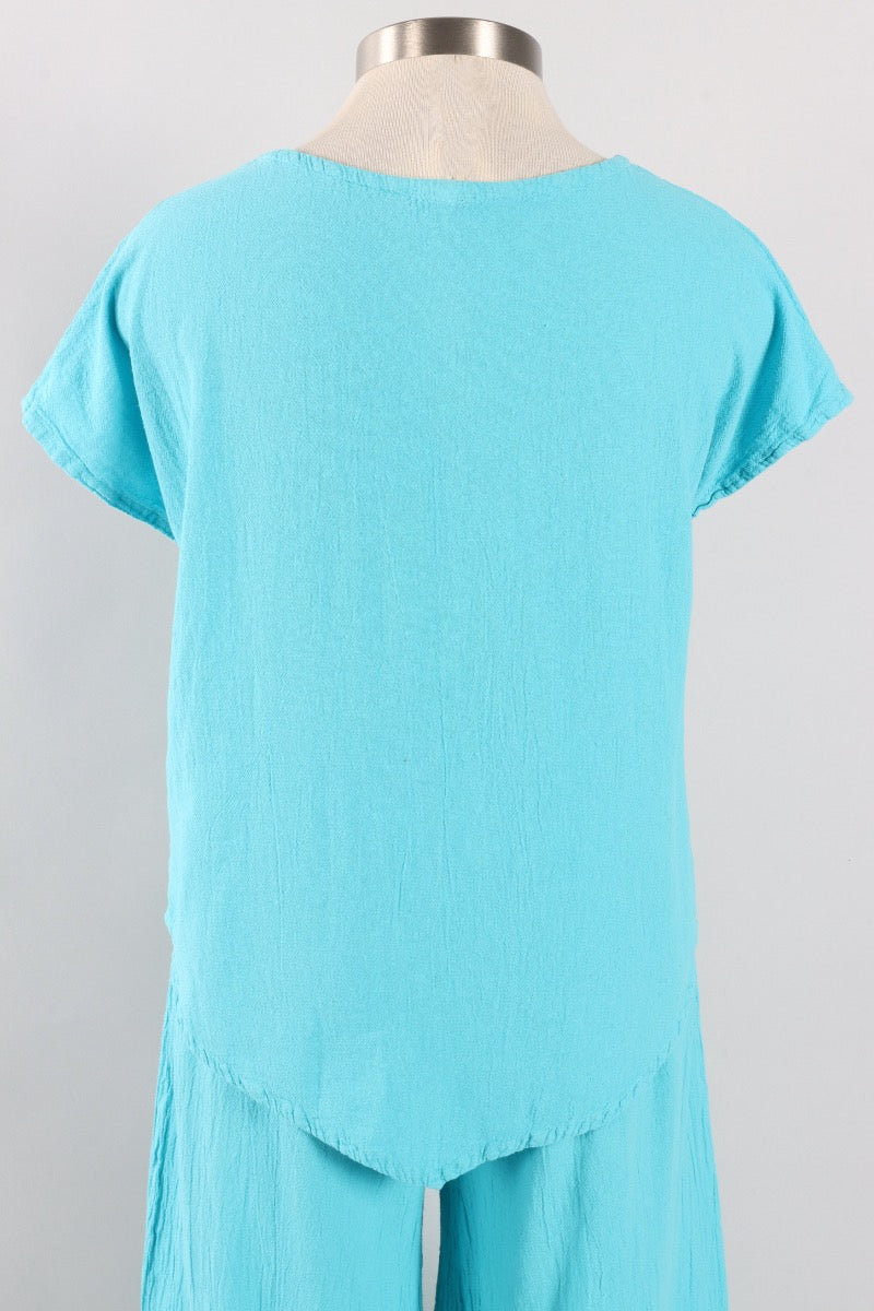 Grace Top - Glacier
