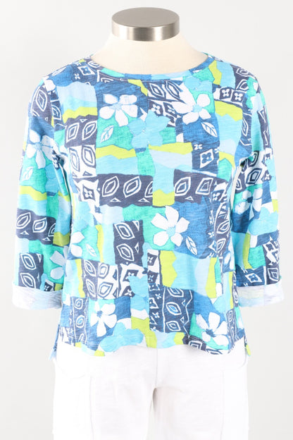 Boxy Tee - Riviera Island Print