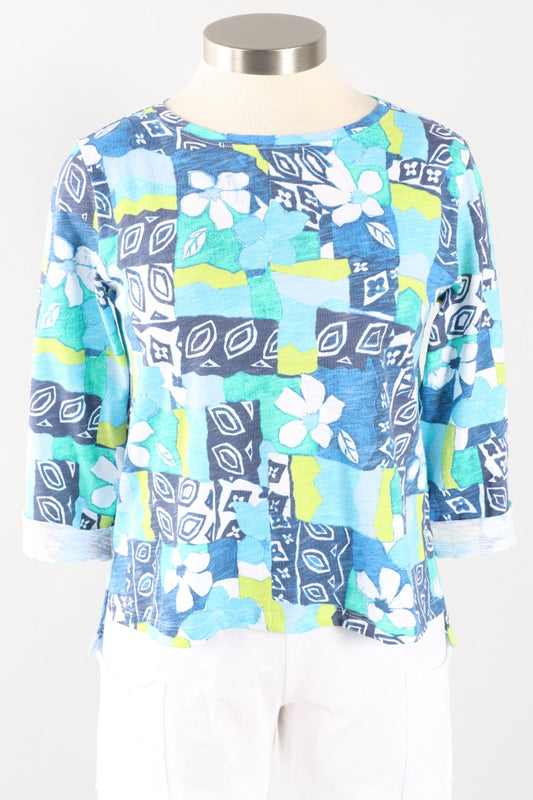 Boxy Tee - Riviera Island Print