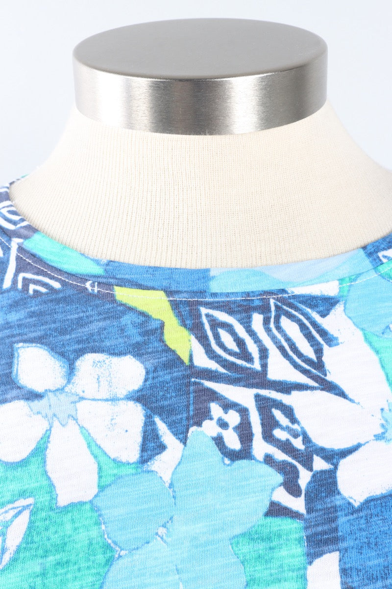 Boxy Tee - Riviera Island Print
