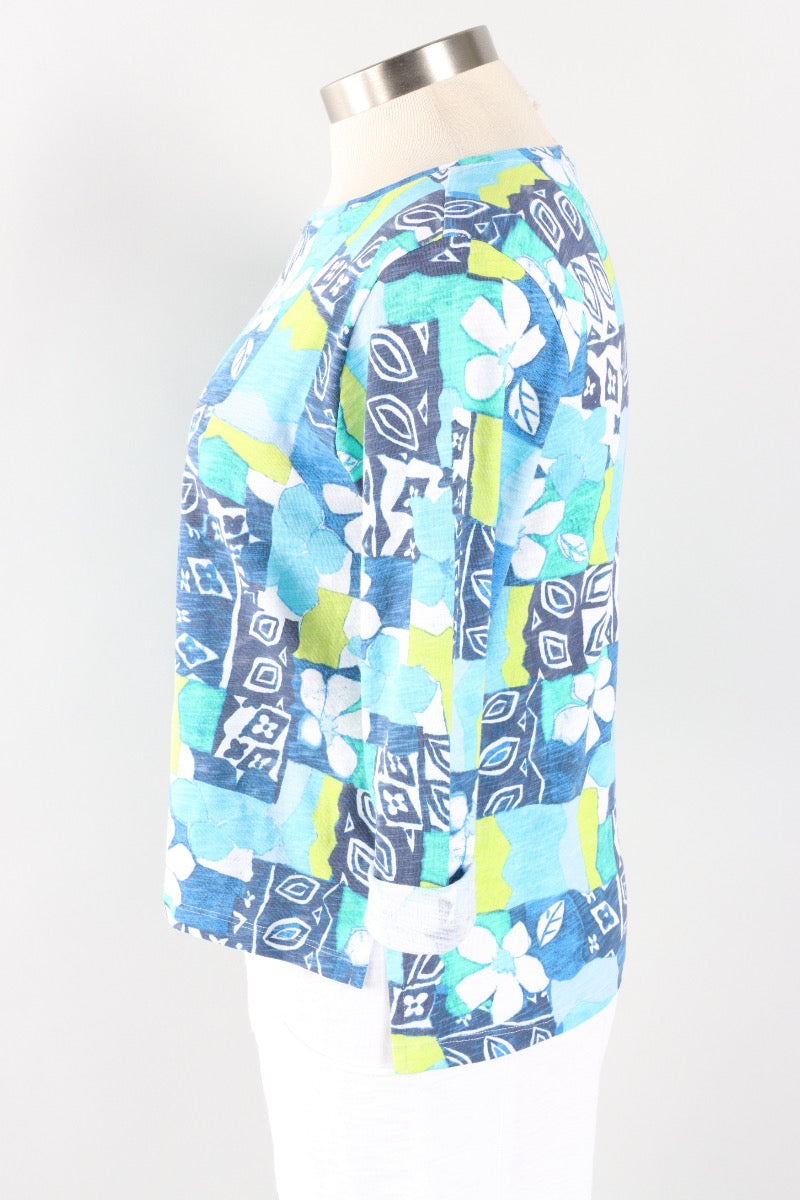 Boxy Tee - Riviera Island Print