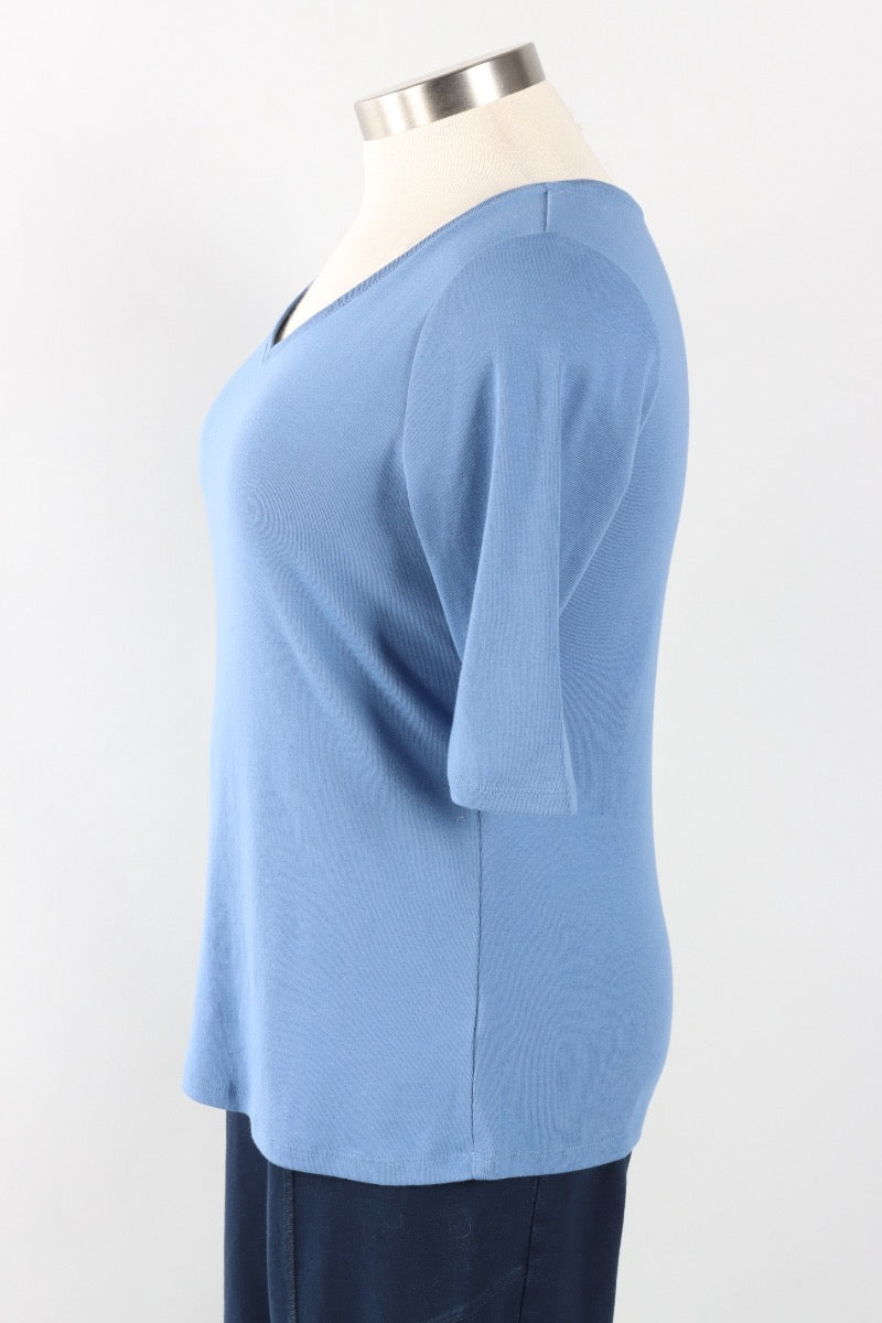 Easy V-Neck Tee - Dusk