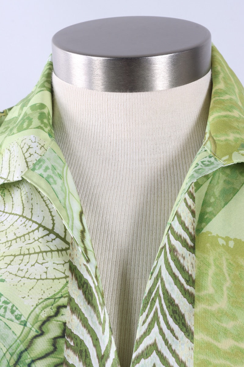 Agnes Shirt - Jungle Leaves