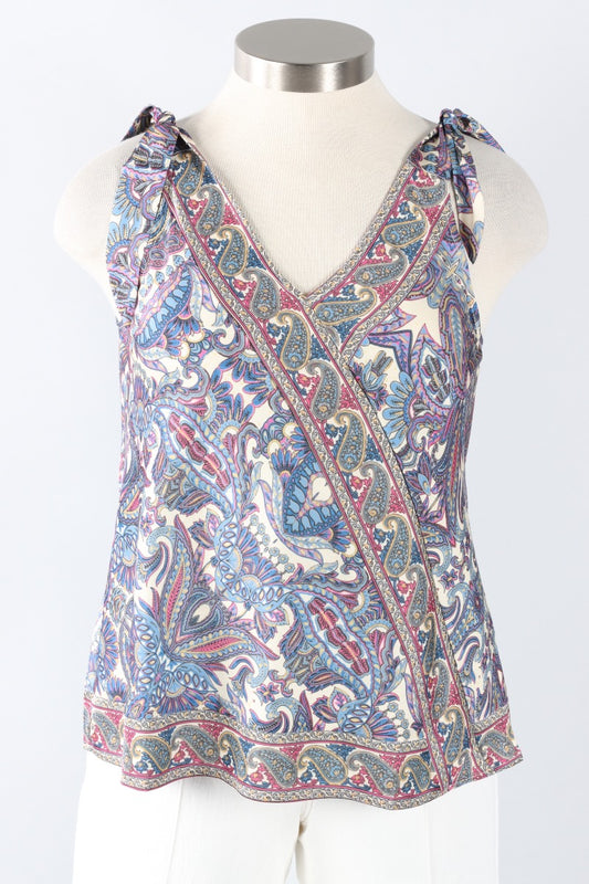 V-Neck Tank - Cashmere