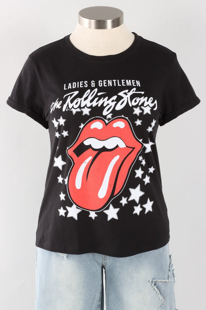 Rolling Stones Star Tee - Black