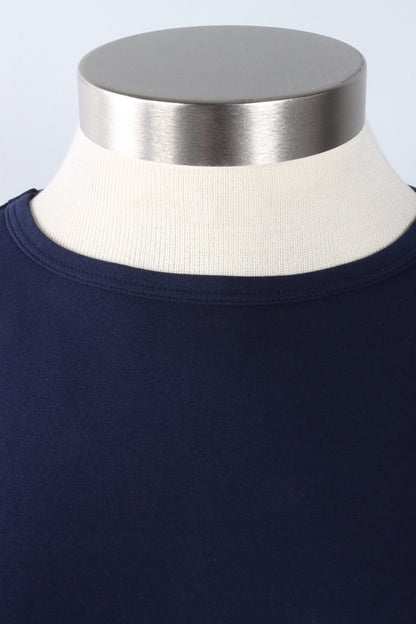 Stretch Knit A-Line Tunic - Dark Indigo