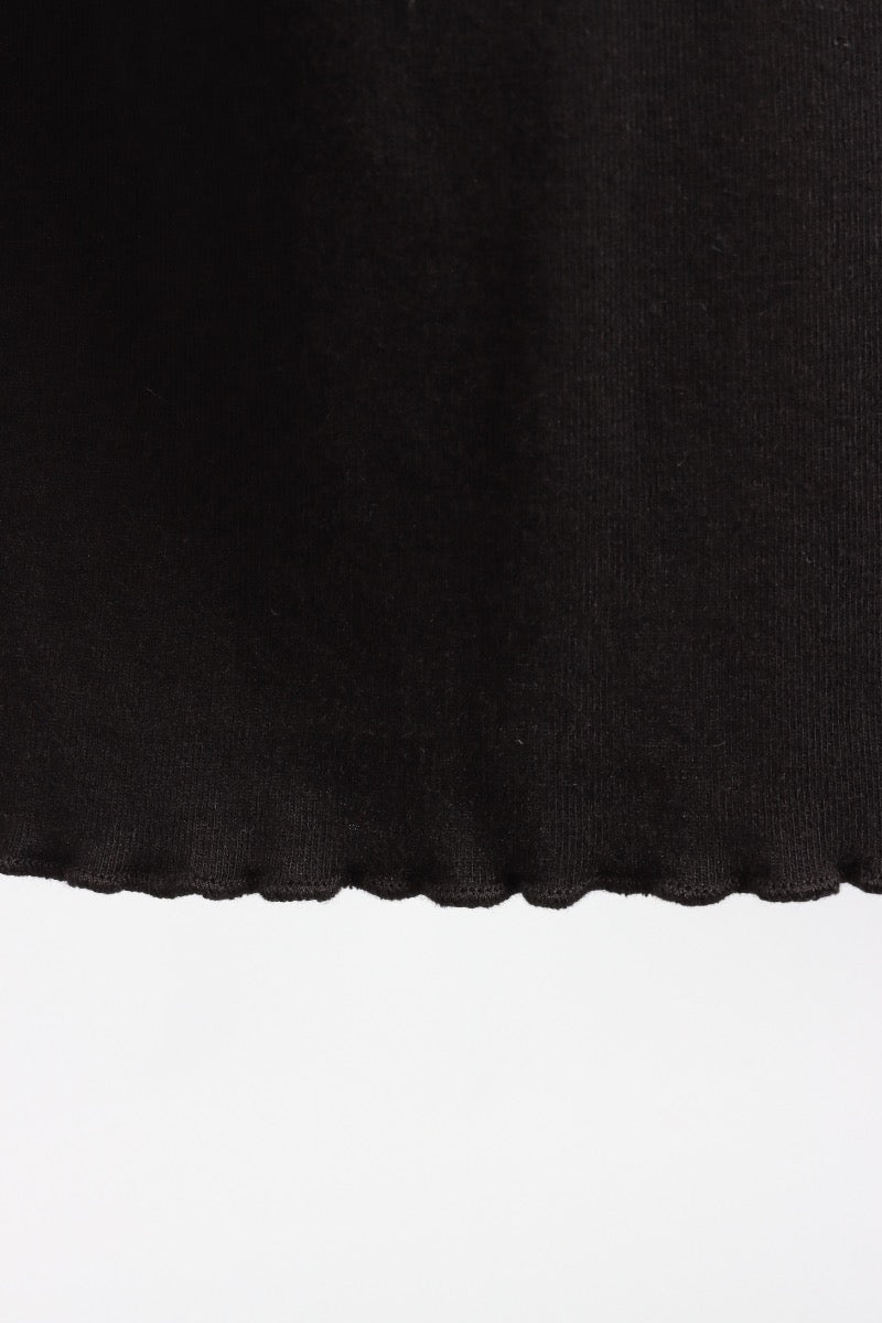 Lettuce Edge Crop Pant - Black