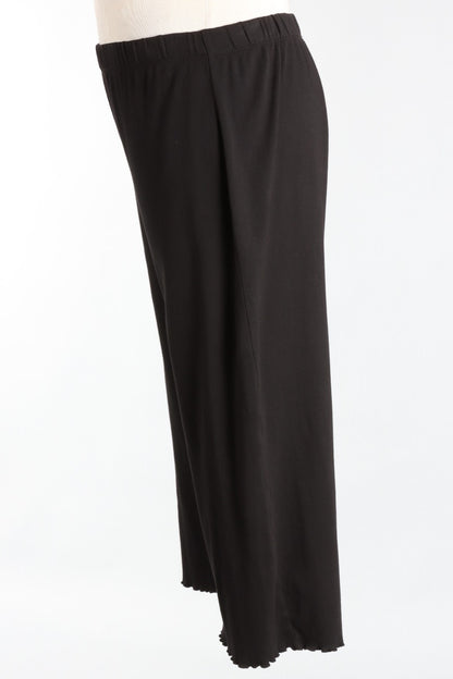 Lettuce Edge Crop Pant - Black