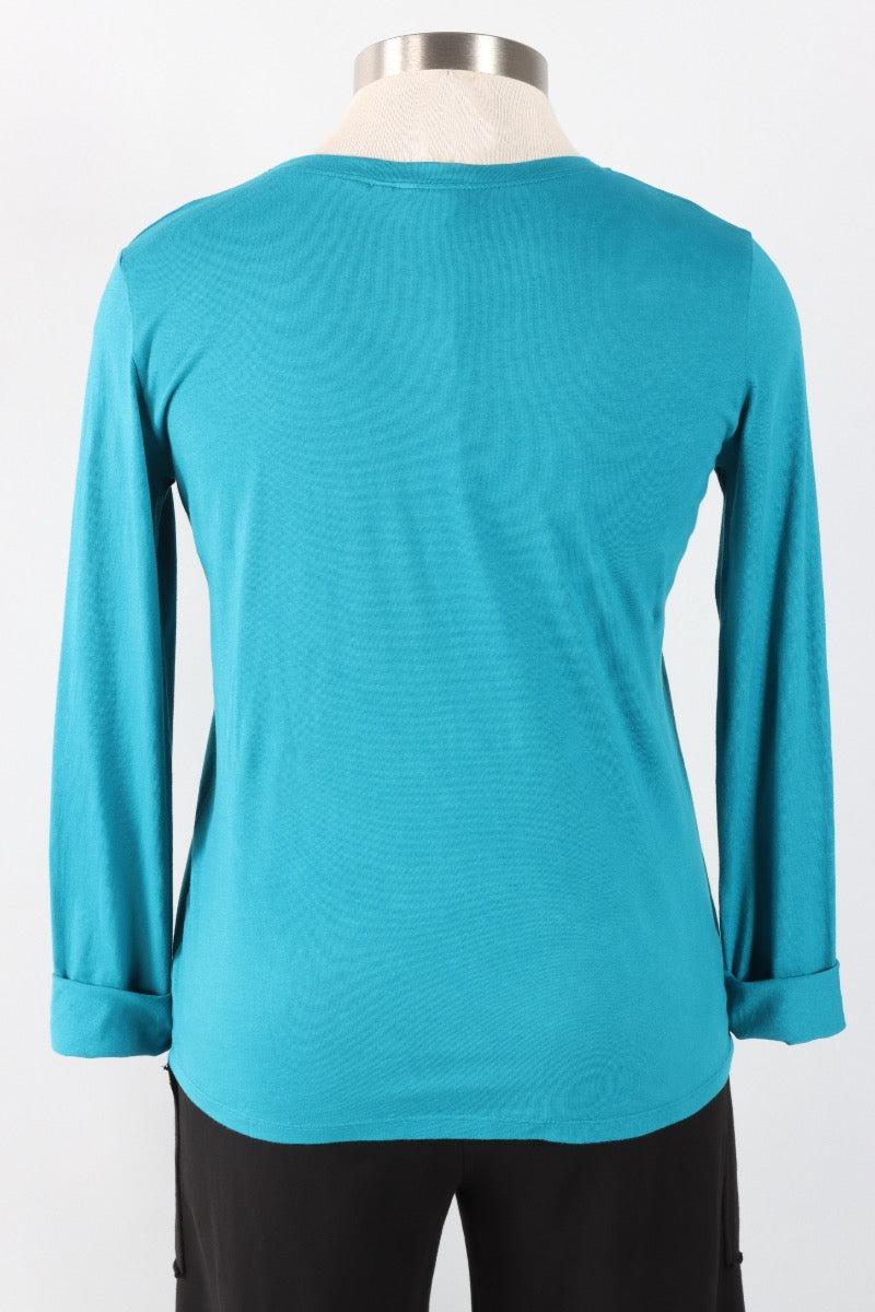 Fawbush's Only! Long Sleeve Crew Plus - Caribbean