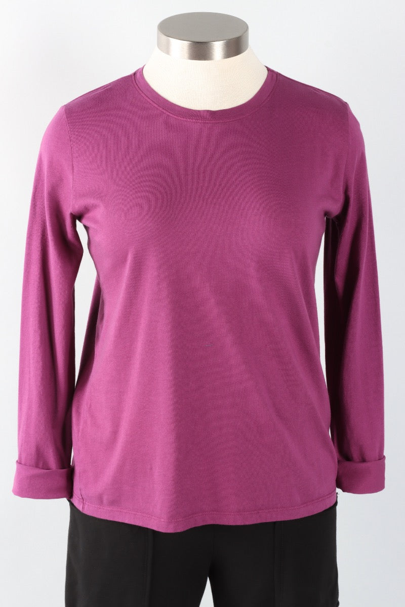 Fawbush's Only! Long Sleeve Crew - Razzberry